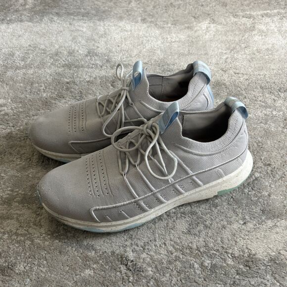 Fitflop Vitamin Shoes Womens 11 Gray Knit Sport Sneakers Mesh EU 43 Lace Up - Picture 6 of 11